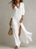 Serena | Vestido elegante de hombro abierto