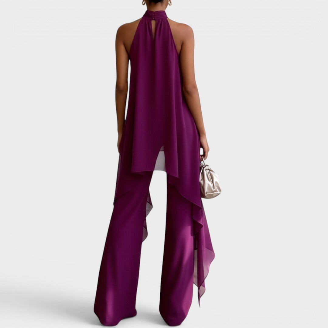 Clara | Conjunto elegante cuello halter