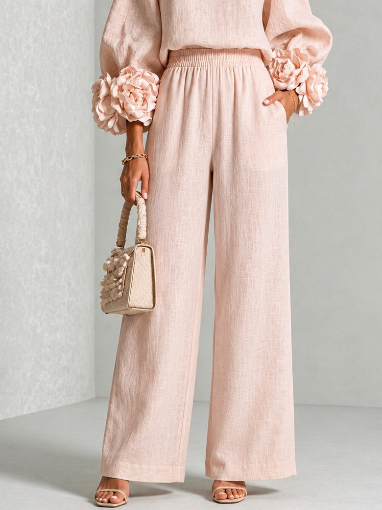 Maggie | Conjunto de dos piezas con detalles florales