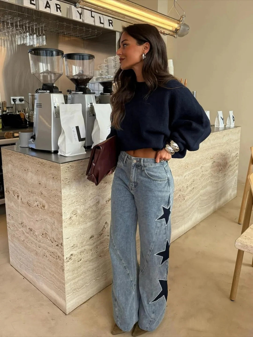 Samira | Pantalones vaqueros con estrellas