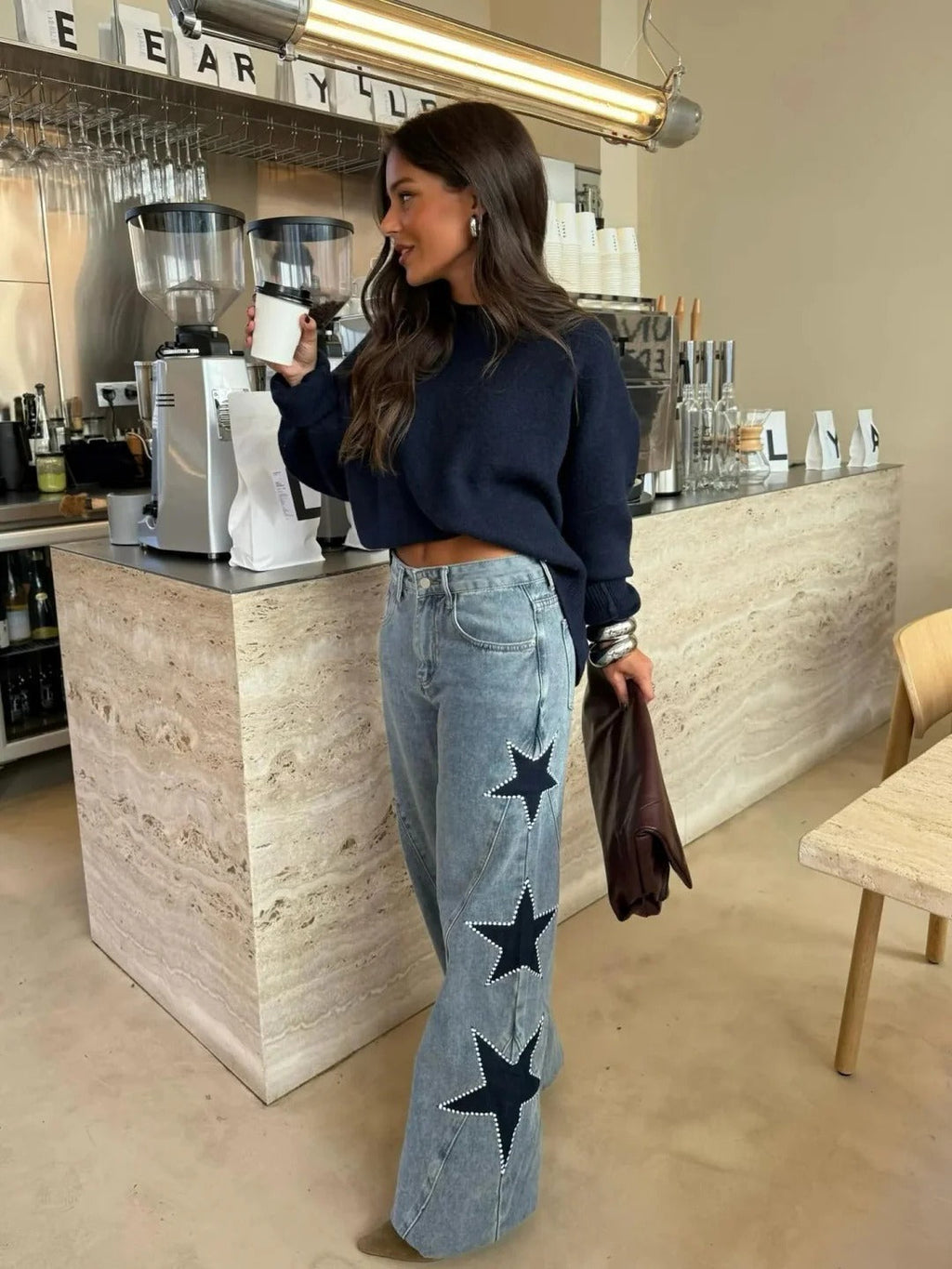 Samira | Pantalones vaqueros con estrellas